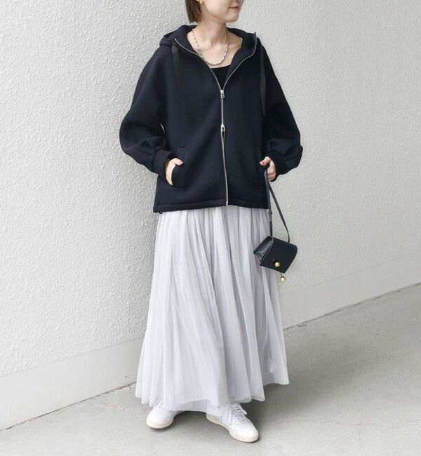 SHIPS for women「〈手洗い可能〉リバーシブル チュール カッセン スカート」|スカート|