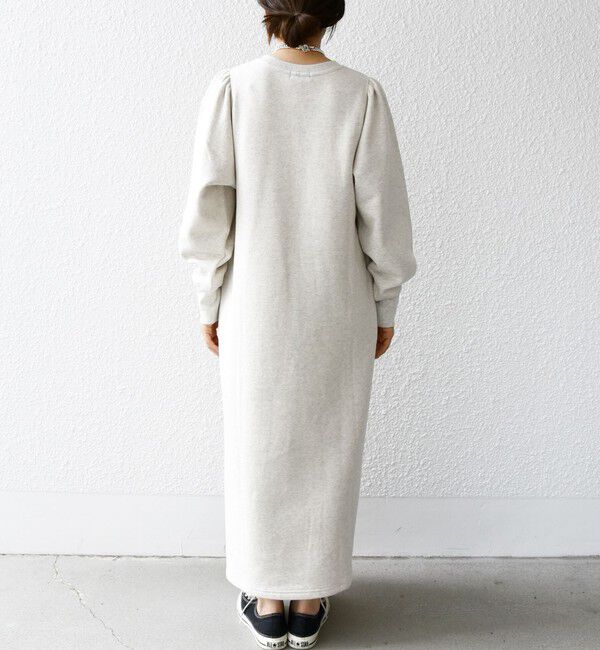 SHIPS any「【WEB限定】SHIPS any: USAコットン 裏起毛 パフ スリーブ ワンピース 2」|ワンピース|