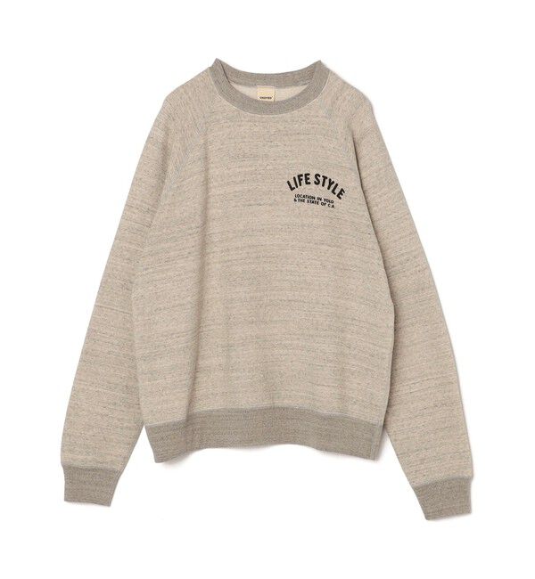 SHIPS Days「【SHIPS DAYS別注】UNDYED: ラグラン クルー スウェット」|ベスト・ジレ|グレー