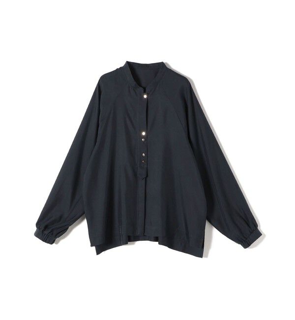 SHIPS for women「〈手洗い可能〉メタル ボタン シャンブレー ブラウス」|シャツ・ブラウス|