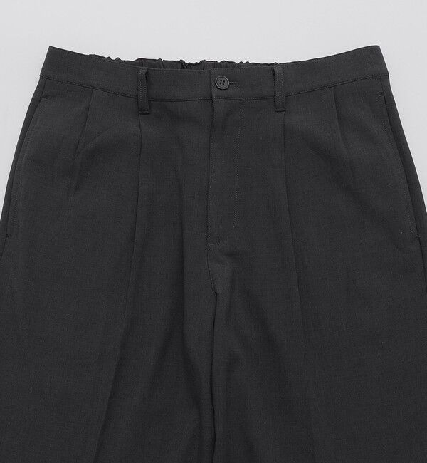 SHIPS「City Ambient Products: トロピカル 2タック ワイド スラックス」|スラックス|