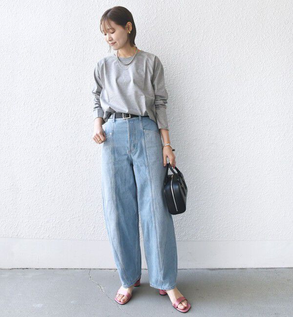 SHIPS for women「〈手洗い可能〉ベースボール TEE」|Tシャツ・カットソー|