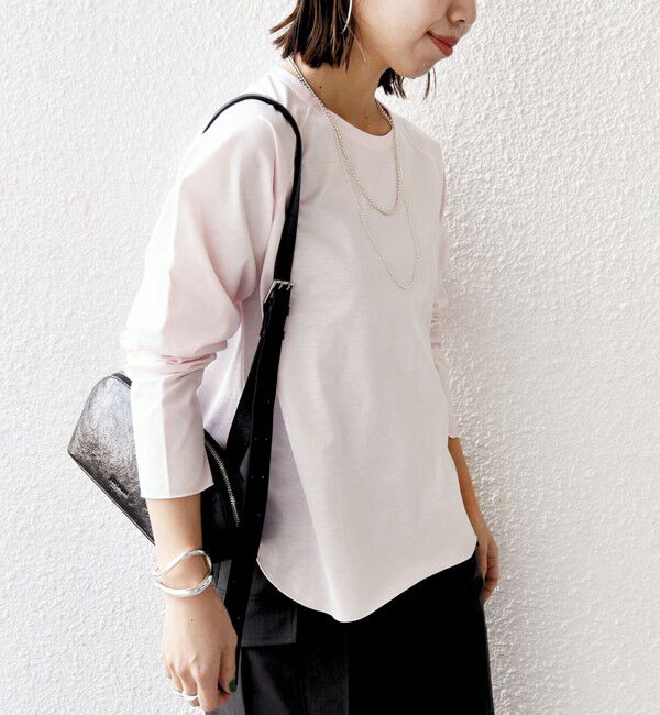 SHIPS for women「〈手洗い可能〉ベースボール TEE」|Tシャツ・カットソー|