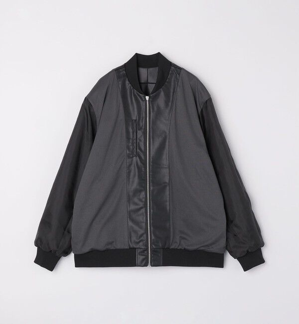 SHIPS Colors 「SHIPS Colors:合成皮革 ボマー ジャケット◇」|ブルゾン・スタジャン|