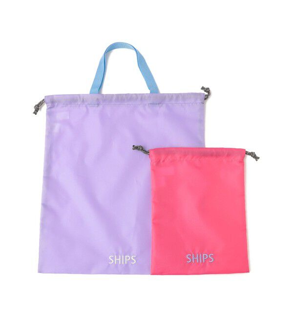 SHIPS KIDS「SHIPS KIDS:巾着 2点セット」|ポーチ|
