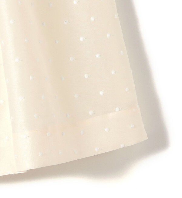 SHIPS for women「〈手洗い可能〉オーガンジー ドット 刺繍 フレア スカート」|スカート|