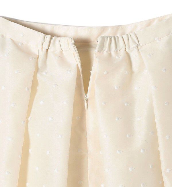 SHIPS for women「〈手洗い可能〉オーガンジー ドット 刺繍 フレア スカート」|スカート|