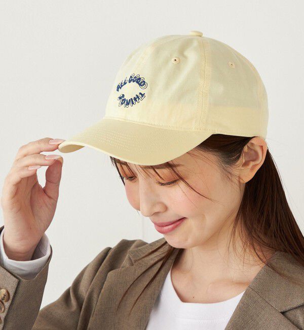 SHIPS Colors 「odds:〈手洗い可能〉ステッチ キャップ」|キャップ・キャスケット|