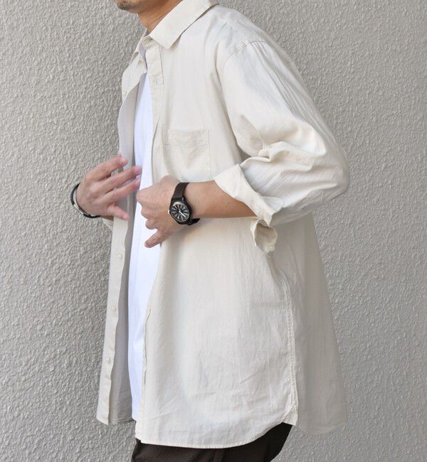 SHIPS any「SHIPS any:〈洗濯機可能〉コットン/リネン ７分袖 レギュラー シャツ 25SS◇」|シャツ・ブラウス|