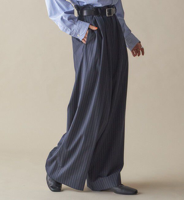 SHIPS for women「SHIPS NINE CASE:〈手洗い可能〉サスペンダー パンツ」|その他|