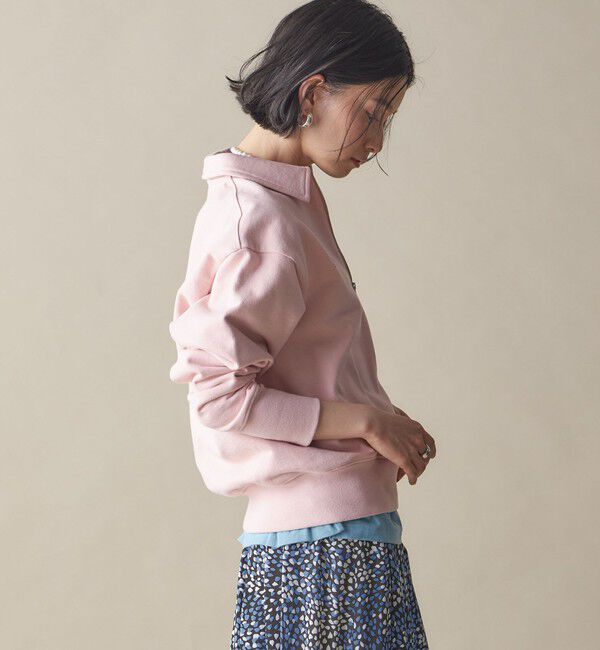 SHIPS for women「SHIPS NINE CASE:〈洗濯機可能〉ハーフ ジップ スウェット プルオーバー」|スウェット・ジャージ|