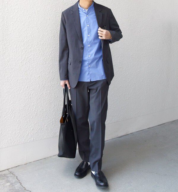 SHIPS any「SHIPS any:〈通気性/遮熱〉CALCULO サマー トロピカル セットアップ スーツ◇」|スーツ|チャコールグレー