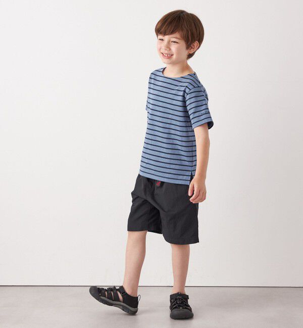 SHIPS any「SHIPS any:  マリンボーダー ボートネック Tシャツ<KIDS>」|Tシャツ・カットソー|