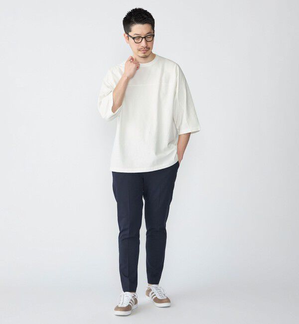 SHIPS「SHIPS: フットボール Tシャツ（6分丈）」|Tシャツ・カットソー|