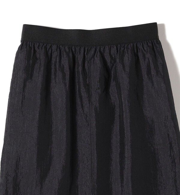 SHIPS for women「〈手洗い可能〉シアー シャイニー ウエスト ゴム ギャザー スカート」|スカート|