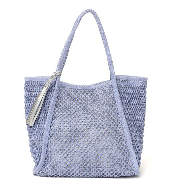 SHIPS any「SHIPS any: タッセル 透かし編み ペーパー トート バッグ」|トートバッグ|