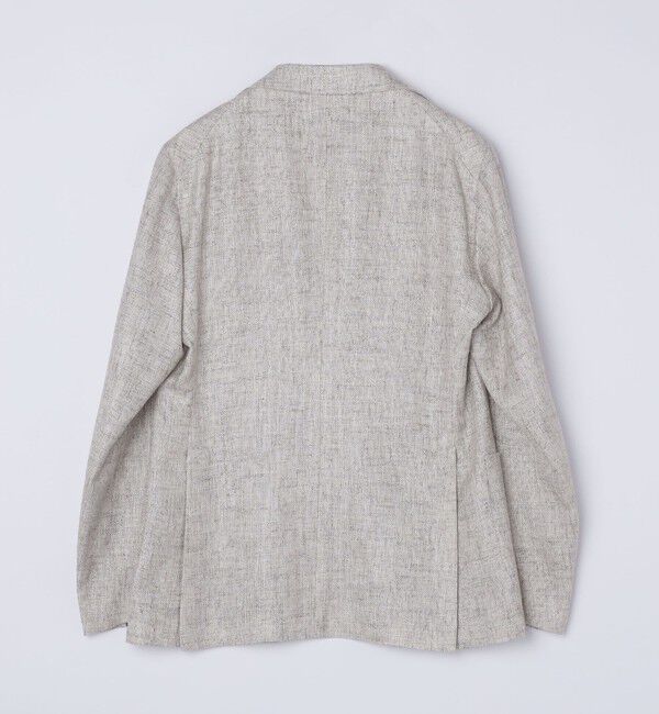 SHIPS「TAGLIATORE: メランジ ベージュ ホップサック ジャケット」|テーラードジャケット|