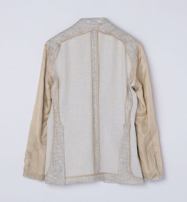 SHIPS「TAGLIATORE: メランジ ベージュ ホップサック ジャケット」|テーラードジャケット|