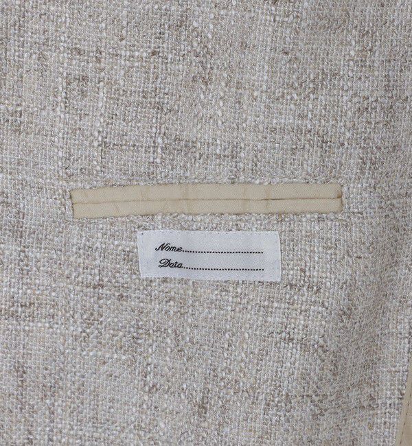 SHIPS「TAGLIATORE: メランジ ベージュ ホップサック ジャケット」|テーラードジャケット|