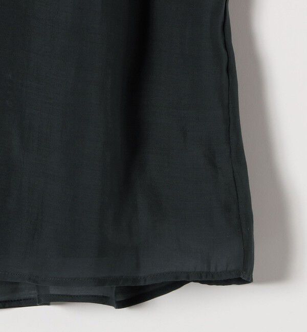 quaranciel「quaranciel:〈洗濯機可能〉シアー ハイネック ノースリーブ ギャザー ブラウス」|シャツ・ブラウス|