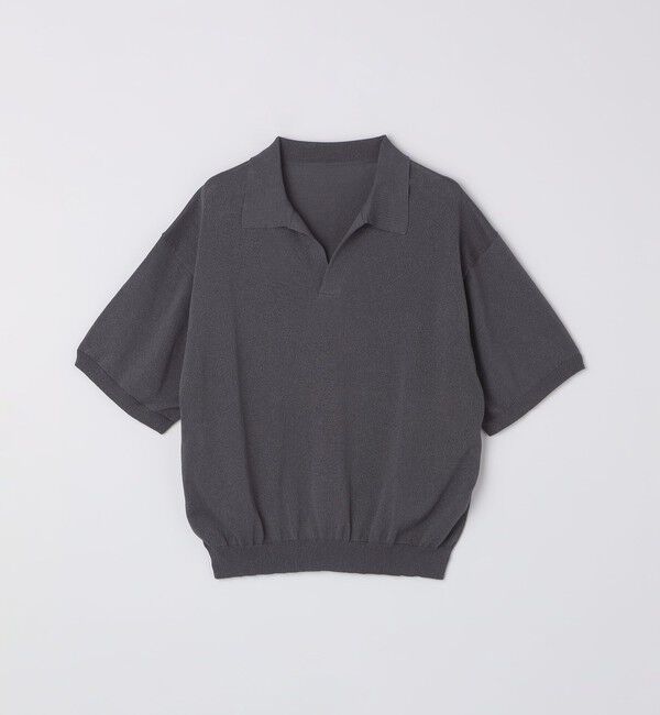 SHIPS「【City Ambient Products別注】crepuscule: JAPAN PAPER SKIPPER ニットポロ」|ポロシャツ|