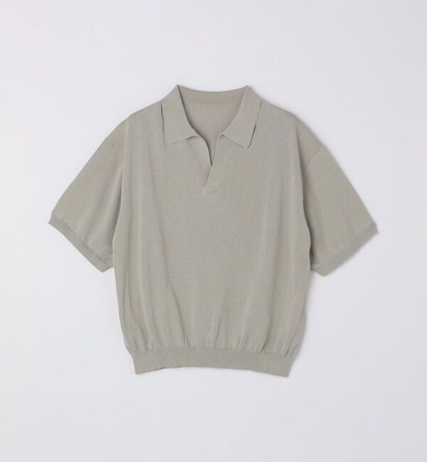 SHIPS「【City Ambient Products別注】crepuscule: JAPAN PAPER SKIPPER ニットポロ」|ポロシャツ|