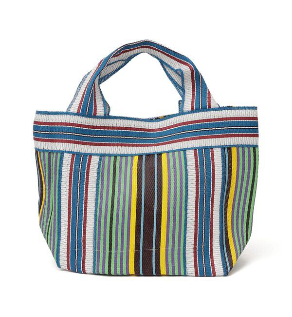 SHIPS for women「Arawali:ストライプ ミニ トート バッグ」|トートバッグ|