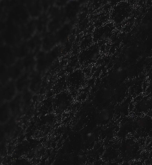 quaranciel「quaranciel:〈手洗い可能〉ラミー ミックス メッシュ シアー オーバーサイズ カーディガン」|カーディガン|