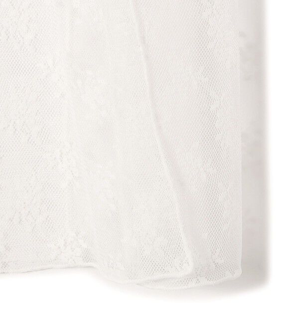 SHIPS for women「【WEB限定】ラッセル レース ドッキング TEE」|Tシャツ・カットソー|