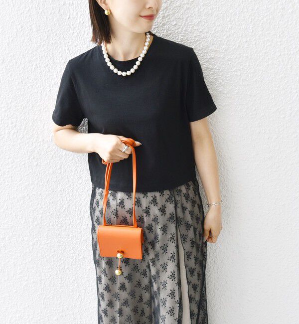 SHIPS for women「【WEB限定】ラッセル レース ドッキング TEE」|Tシャツ・カットソー|