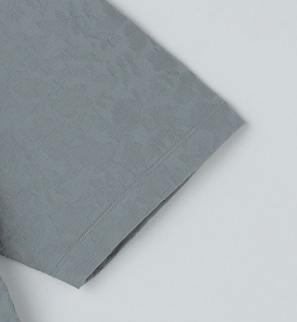 SHIPS「SHIPS: リンクス ジャカード リーフ Tシャツ」|Tシャツ・カットソー|