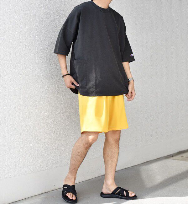 SHIPS any「【SHIPS any別注】Champion: ブリーチ ドルマン キャンプポケット Tシャツ◇」|Tシャツ・カットソー|