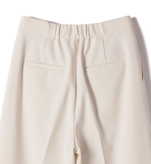 SHIPS for women「〈手洗い可能〉ダブル クロス セミ ワイド パンツ（セレモニー対応可）」|その他|
