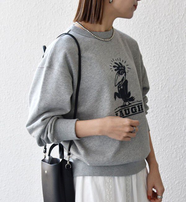 SHIPS any「《予約》【SHIPS any別注】THE KNiTS:〈洗濯機可能〉ロゴ プリント スウェット 26SS」|スウェット・ジャージ|