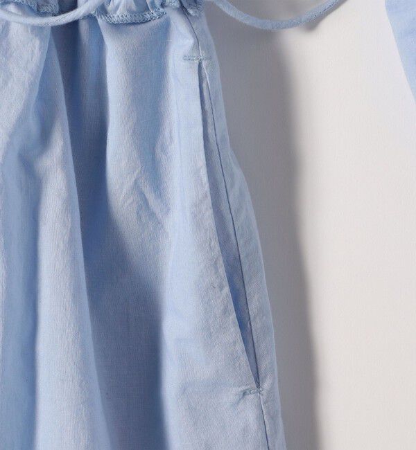 SHIPS any「《予約》SHIPS any:〈洗濯機可能〉キャンブリック Aライン フリル シャツ ワンピース」|ワンピース|