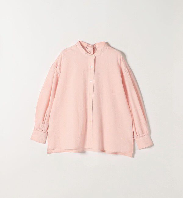 SHIPS any「《予約》SHIPS any:〈洗濯機可能〉サッカー バック リボン 配色 シャツ ブラウス」|シャツ・ブラウス|