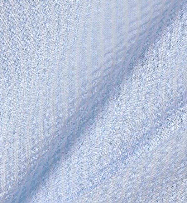 SHIPS any「《予約》SHIPS any:〈洗濯機可能〉サッカー バック リボン 配色 シャツ ブラウス」|シャツ・ブラウス|