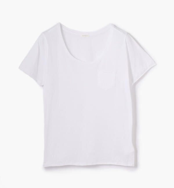 GALERIE VIE「コットン ラウンドネックプルオーバー」|Tシャツ・カットソー|11 ホワイト