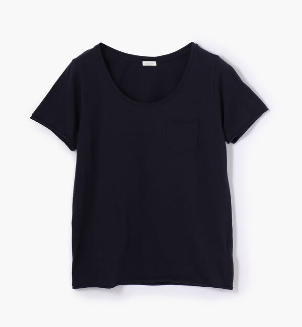 GALERIE VIE「コットン ラウンドネックプルオーバー」|Tシャツ・カットソー|69 ネイビー