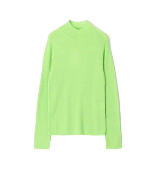 DES PRES「ウーステッドウールリブ ハイネックプルオーバー」|ニット・セーター|53 グリーン