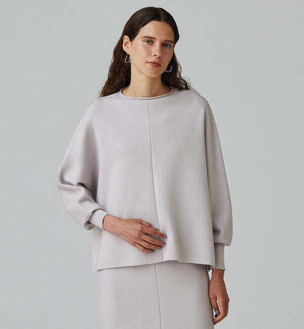 Ballsey「バウンススムース ワイドプルオーバー」|ニット・セーター|13 ライトグレー