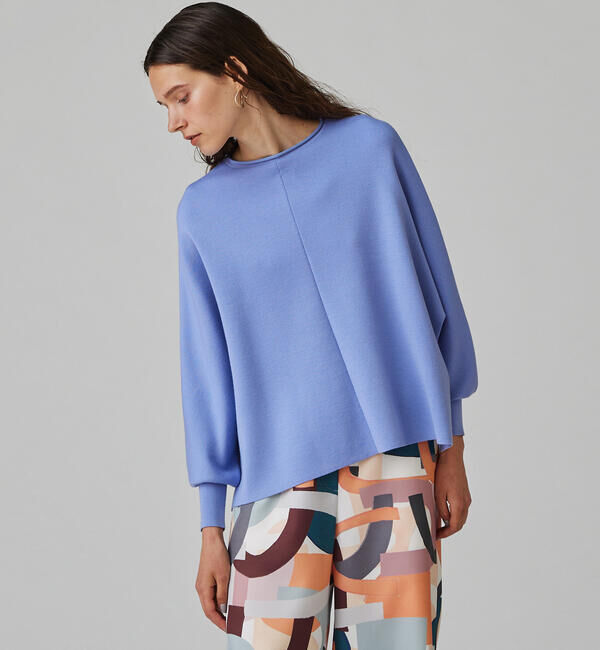 Ballsey「バウンススムース ワイドプルオーバー」|ニット・セーター|63 ライトブルー