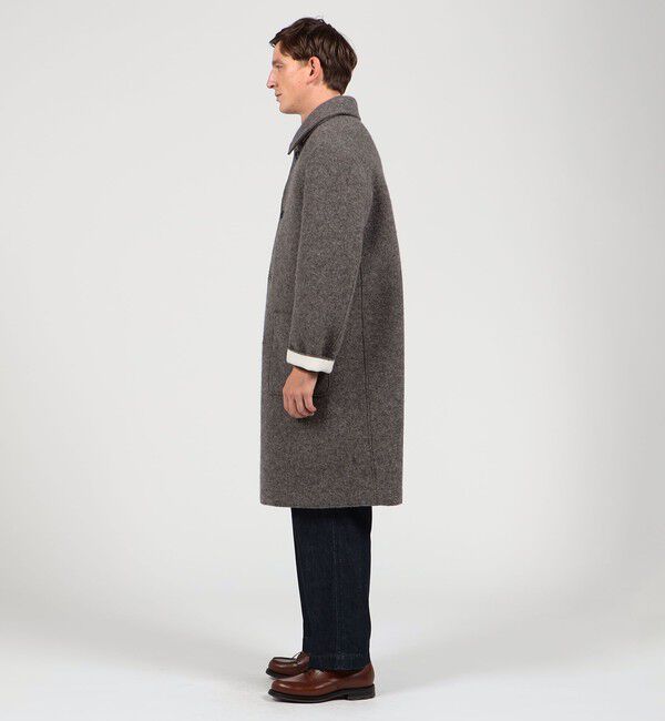 TOMORROWLAND MENS「ローデンニット マックコート」|ステンカラーコート|