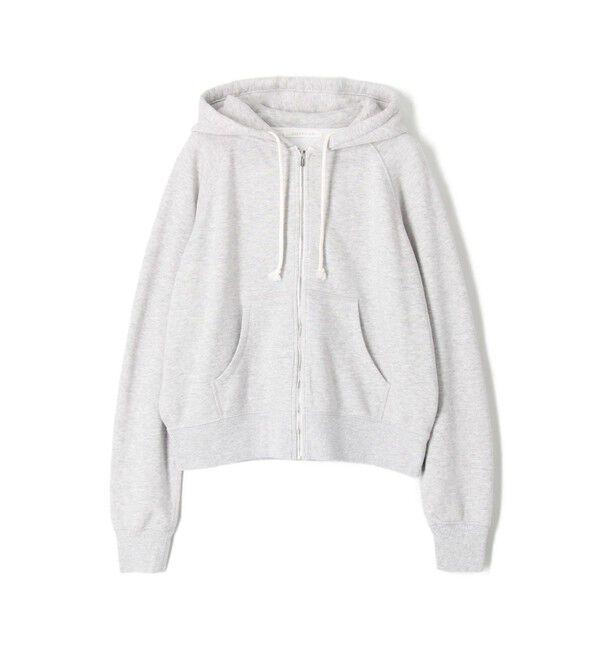 GALERIE VIE「スビンコットンジャージー ジップアップパーカー」|パーカー|13 ライトグレー