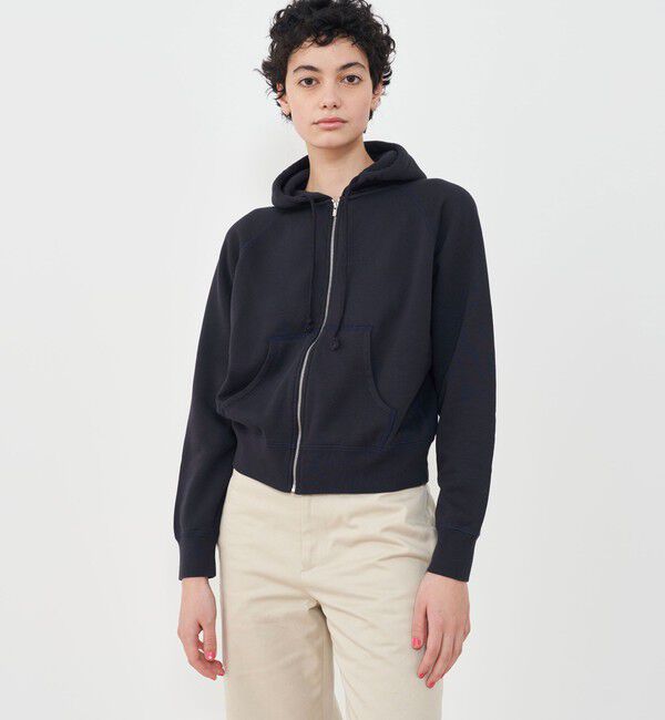 GALERIE VIE「スビンコットンジャージー ジップアップパーカー」|パーカー|