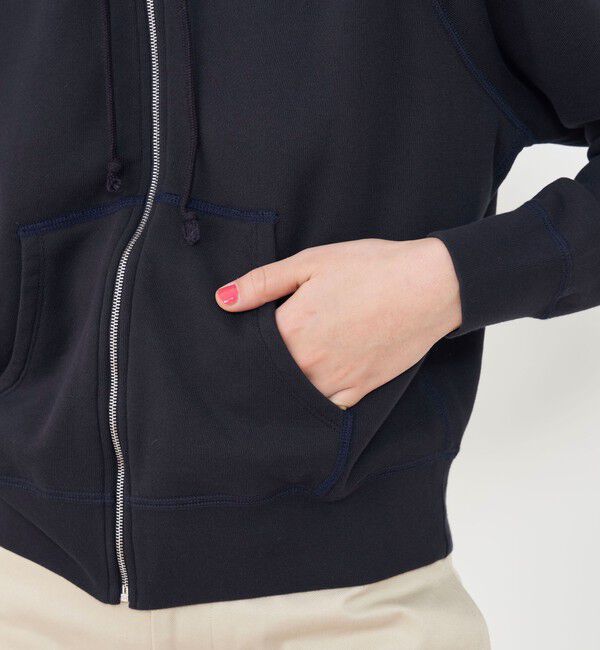 GALERIE VIE「スビンコットンジャージー ジップアップパーカー」|パーカー|