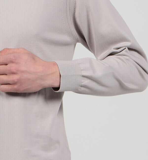 TOMORROWLAND MENS「スビンコットン ニットポロシャツ」|ニット・セーター|