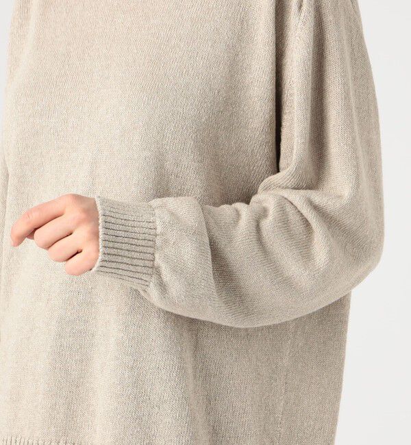 GALERIE VIE「リネンリリヤーン クルーネックプルオーバー」|ニット・セーター|