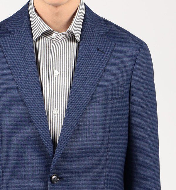 TOMORROWLAND MENS「ウールシルクポリウレタン シングルブレステッド2Bジャケット Light Move」|テーラードジャケット|