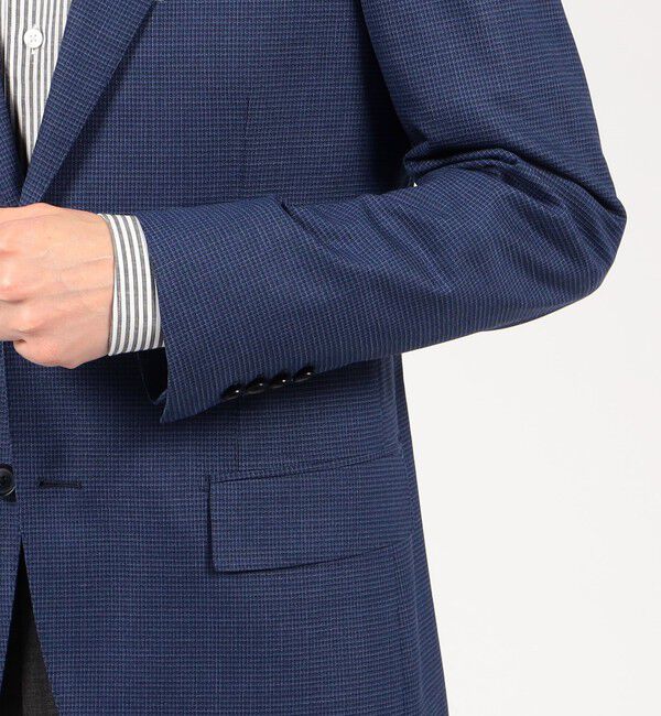 TOMORROWLAND MENS「ウールシルクポリウレタン シングルブレステッド2Bジャケット Light Move」|テーラードジャケット|